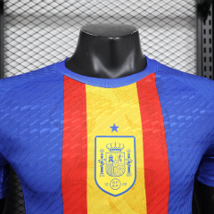 Spain Pre-match training shirt player 24/25 Football team shirt Jersey Sports shirt
