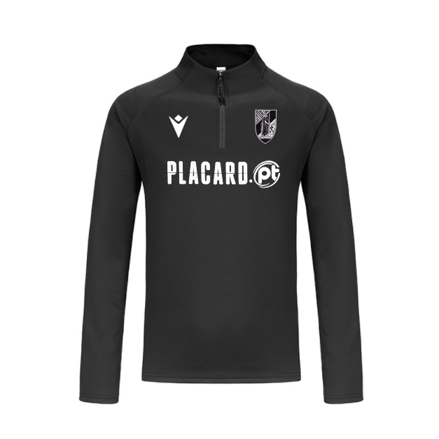 Vitoria Guimaraes Long-sleeved half pull training Quick drying sports and fitness shirt football team jersey sports shirt