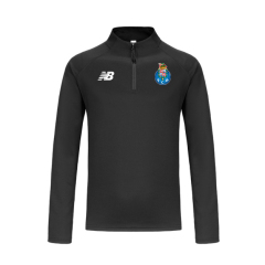 Porto Long-sleeved half pull training Quick drying sports and fitness shirt football team jersey sports shirt
