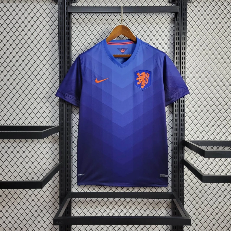 Retro Netherlands Away 2014 Football team shirt Jersey Sports shirt