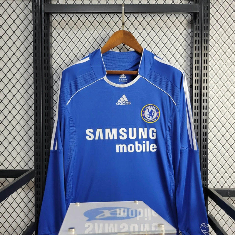 Retro Chelsea home long sleeve 06/07 Football team shirt Jersey Sports shirt