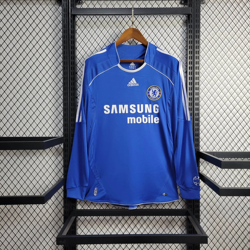 Retro Chelsea home long sleeve 06/07 Football team shirt Jersey Sports shirt