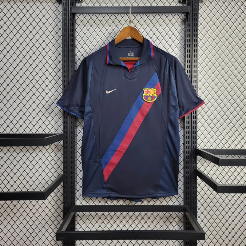 Retro Barcelona 2 Away 02/03 Football team shirt Jersey Sports shirt