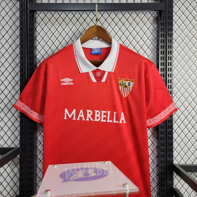 Retro Sevilla away 94/96 Football team shirt Jersey Sports shirt