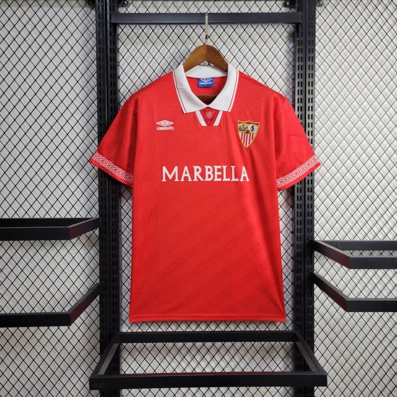 Retro Sevilla away 94/96 Football team shirt Jersey Sports shirt