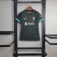 Women Liverpool Black Away 24/25 Football team shirt Jersey Sports shirt