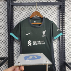 Women Liverpool Black Away 24/25 Football team shirt Jersey Sports shirt