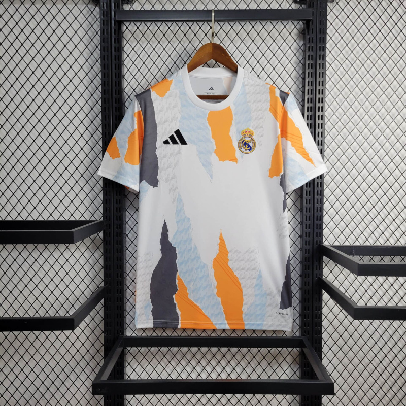 Real Madrid Pre match training uniform 24/25 Football team shirt Jersey Sports shirt