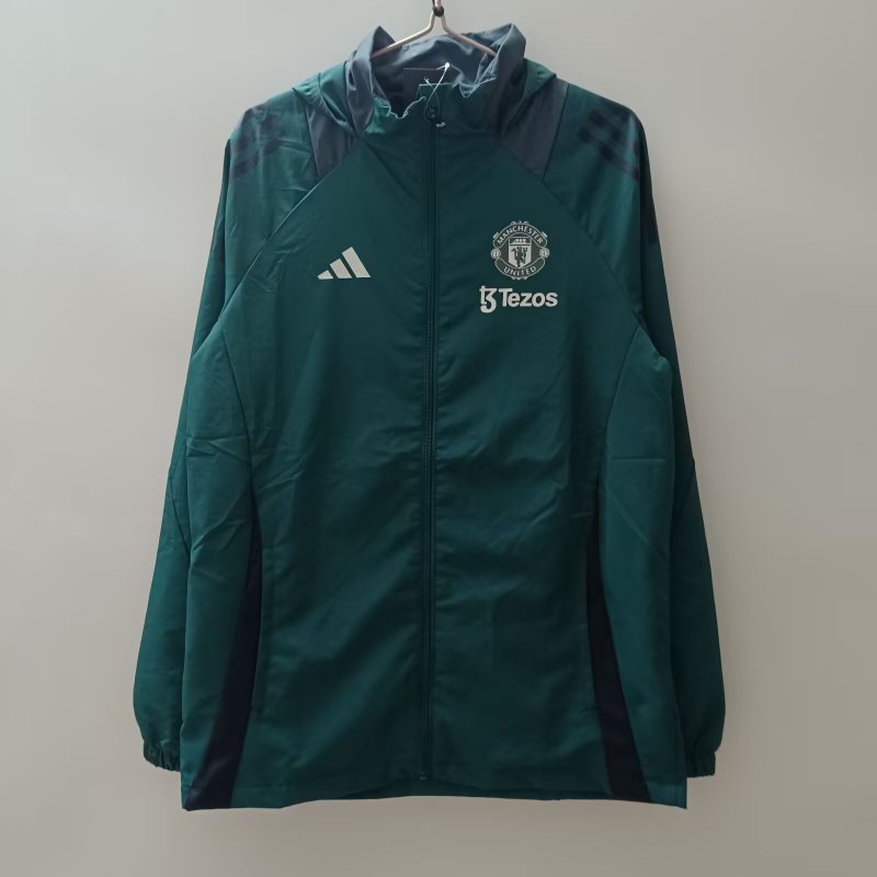 Manchester United windproof jacket 25/26 Football team shirt Jersey Sports shirt