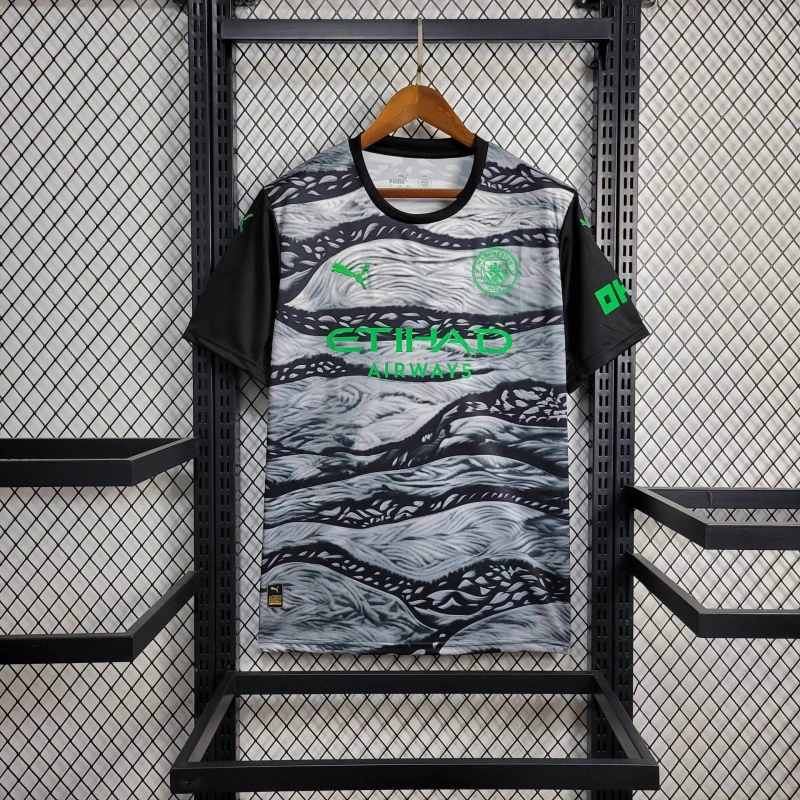 Manchester City Black Grey Concept Edition 25/26 Football team shirt Jersey Sports shirt
