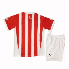 KIDS Sporting Gijon home 24/25 shirt+shorts kit football team shirt Jersey
