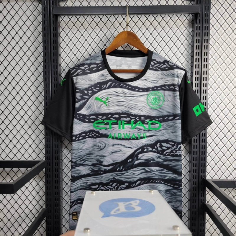 Manchester City Black Grey Concept Edition 25/26 Football team shirt Jersey Sports shirt