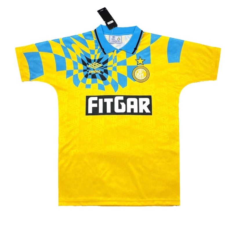 Inter Milan 2 Away Retro 91/92 Football team shirt Jersey Sports shirt