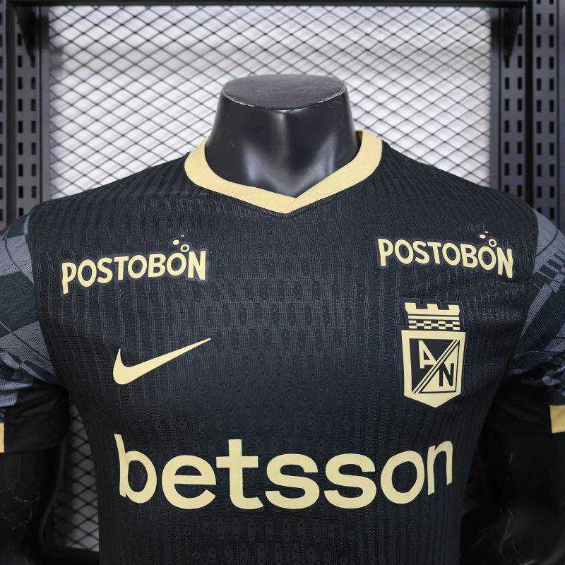Player Atletico Nacional Black 25/26 Football team shirt Jersey Sports shirt