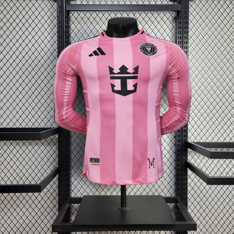 Player Inter Miami Home long sleeve 25/26 Football team shirt Jersey Sports shirt