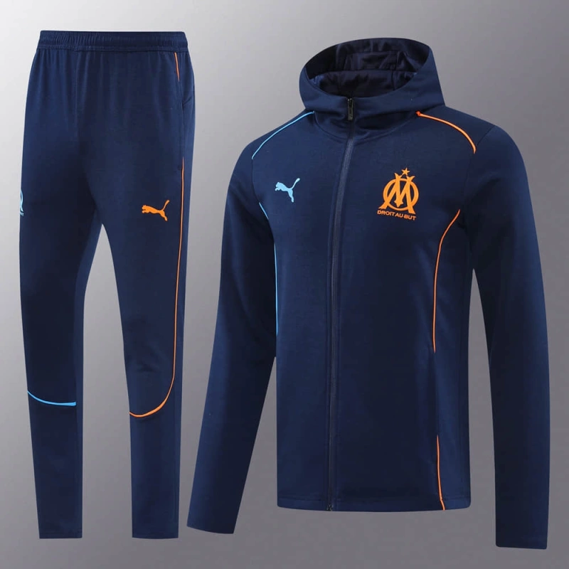Marseille Jacket training suit set 24/25 Football team shirt Jersey Sports shirt