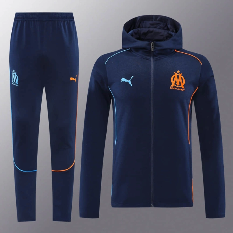 Marseille Jacket training suit set 24/25 Football team shirt Jersey Sports shirt