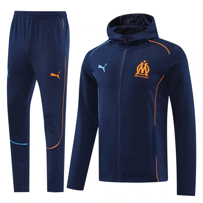 Marseille Jacket training suit set 24/25 Football team shirt Jersey Sports shirt