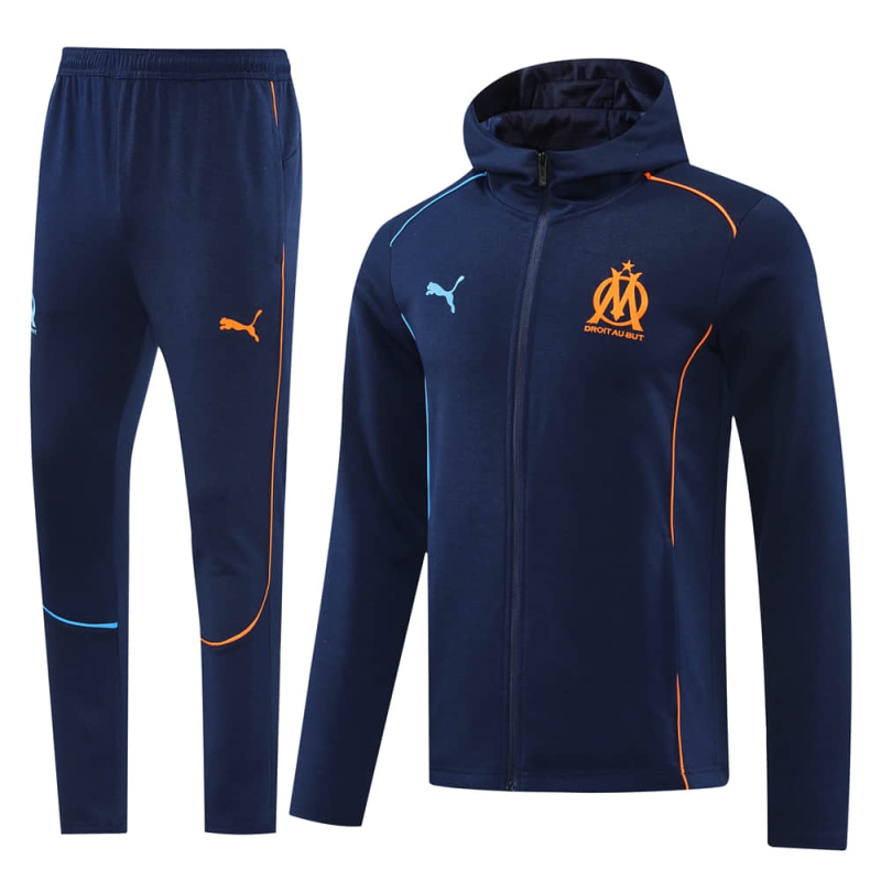 Marseille Jacket training suit set 24/25 Football team shirt Jersey Sports shirt