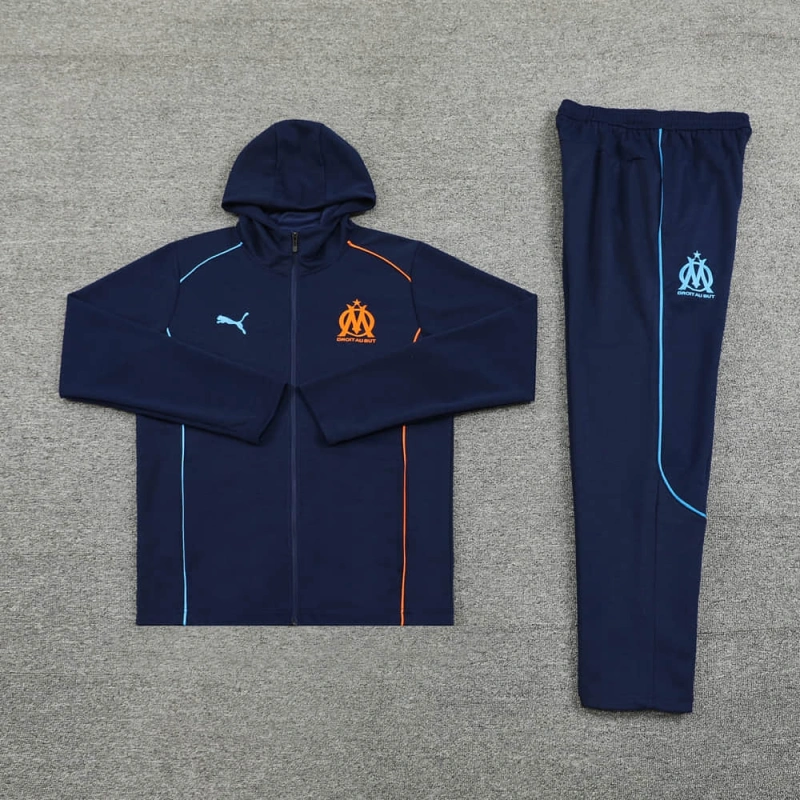 Marseille Jacket training suit set 24/25 Football team shirt Jersey Sports shirt