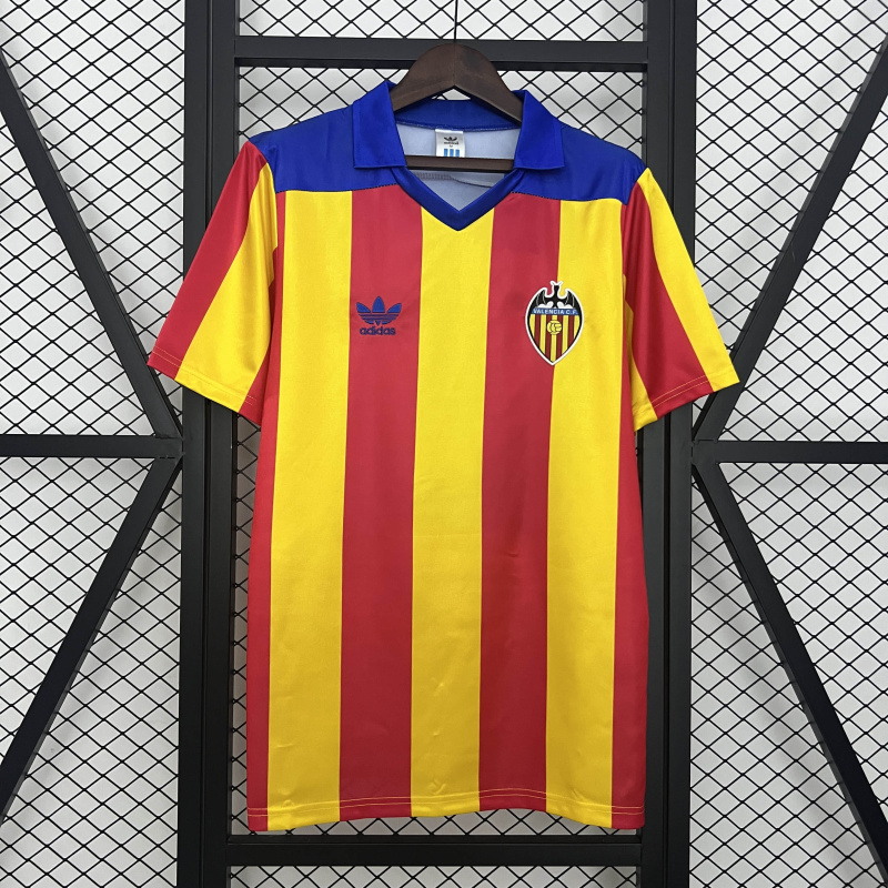 Valencia Home Retro 80/82 Football team shirt Jersey Sports shirt