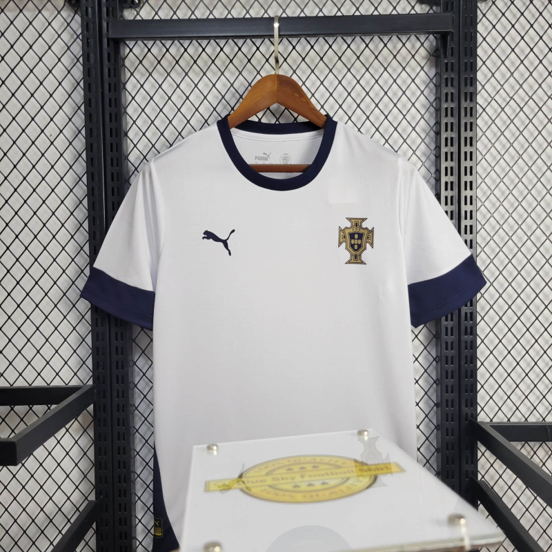 Portugal White training shirt 25/26 Football team shirt Jersey Sports shirt
