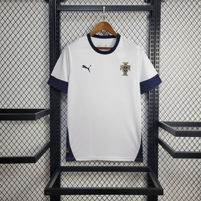 Portugal White training shirt 25/26 Football team shirt Jersey Sports shirt