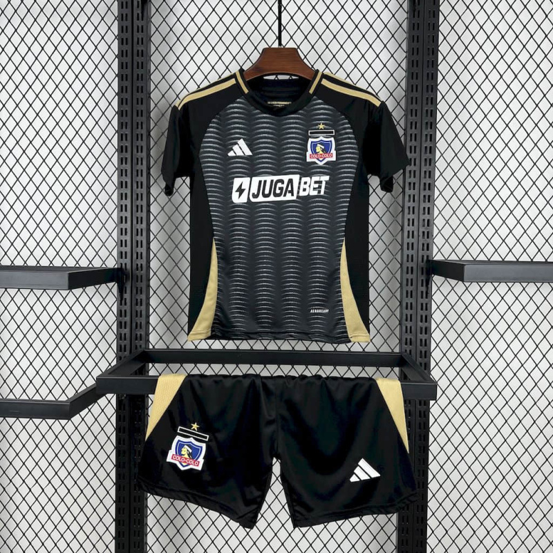 KIDS Colo-Colo Away  25/26 shirt+shorts kit football team shirt Jersey
