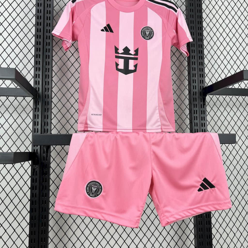 KIDS Inter Miami Home 25/26 shirt+shorts kit football team shirt Jersey