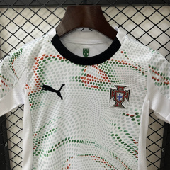 KIDS Portugal Away 25/26 shirt+shorts kit football team shirt Jersey