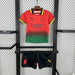 KIDS AC Milan Commemorative Edition 25/26 shirt+shorts kit football team shirt Jersey