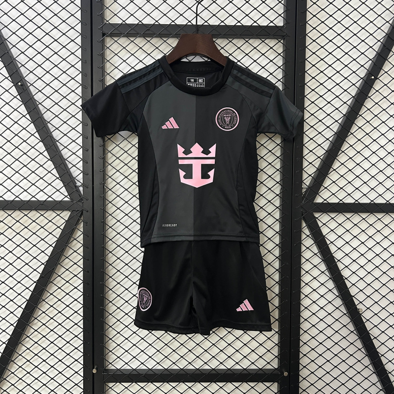 KIDS Inter Miami away 25/26 shirt+shorts kit football team shirt Jersey