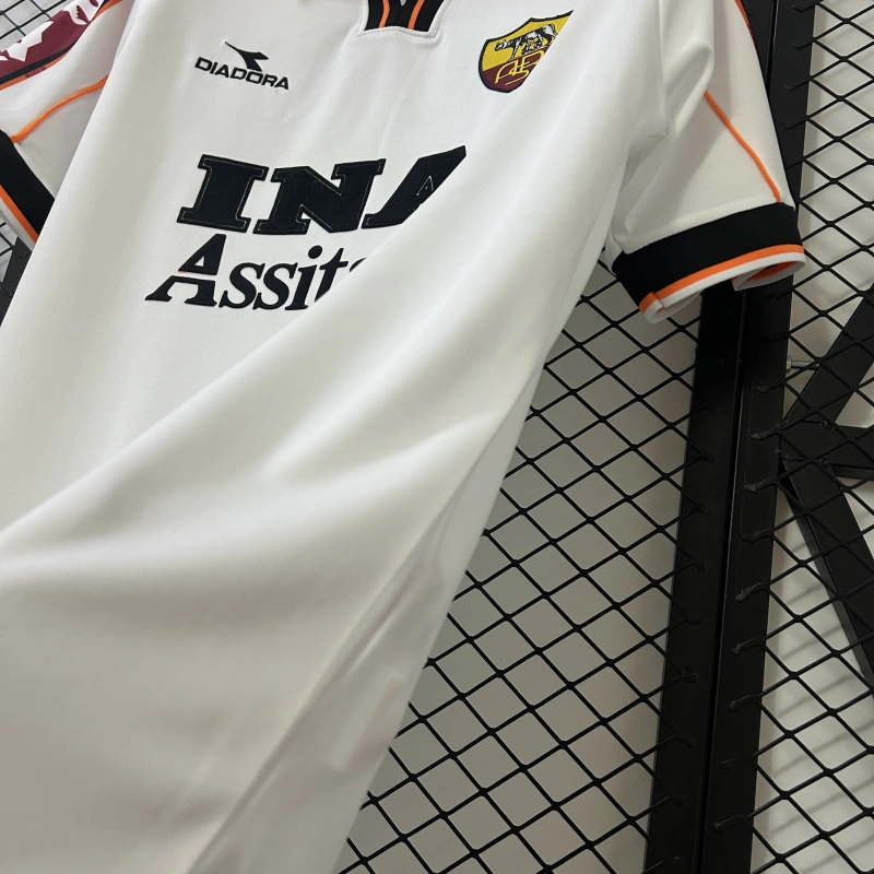 Roma Away Retro 98/99 Football Jersey Sports Shirt