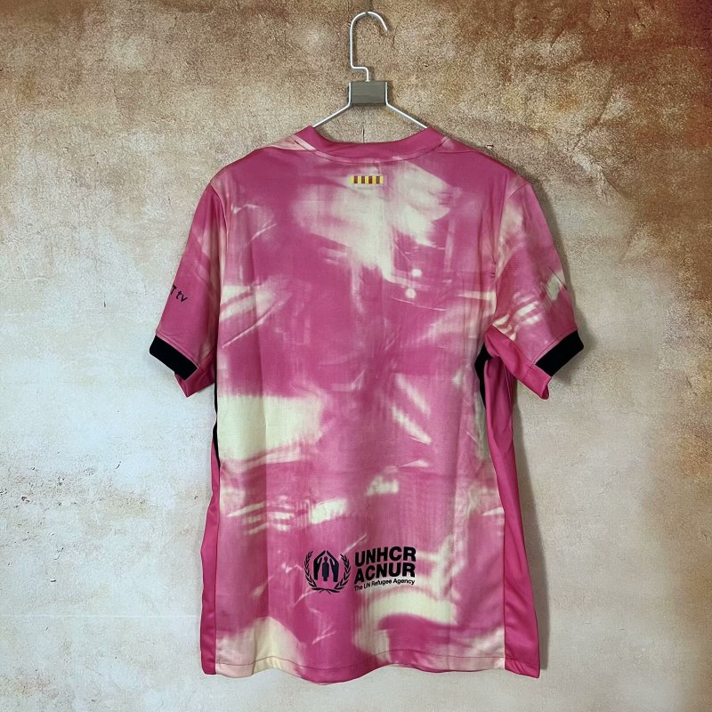 Barcelona Pink training shirt 25/26 New Season Football Jersey Sports Shirt