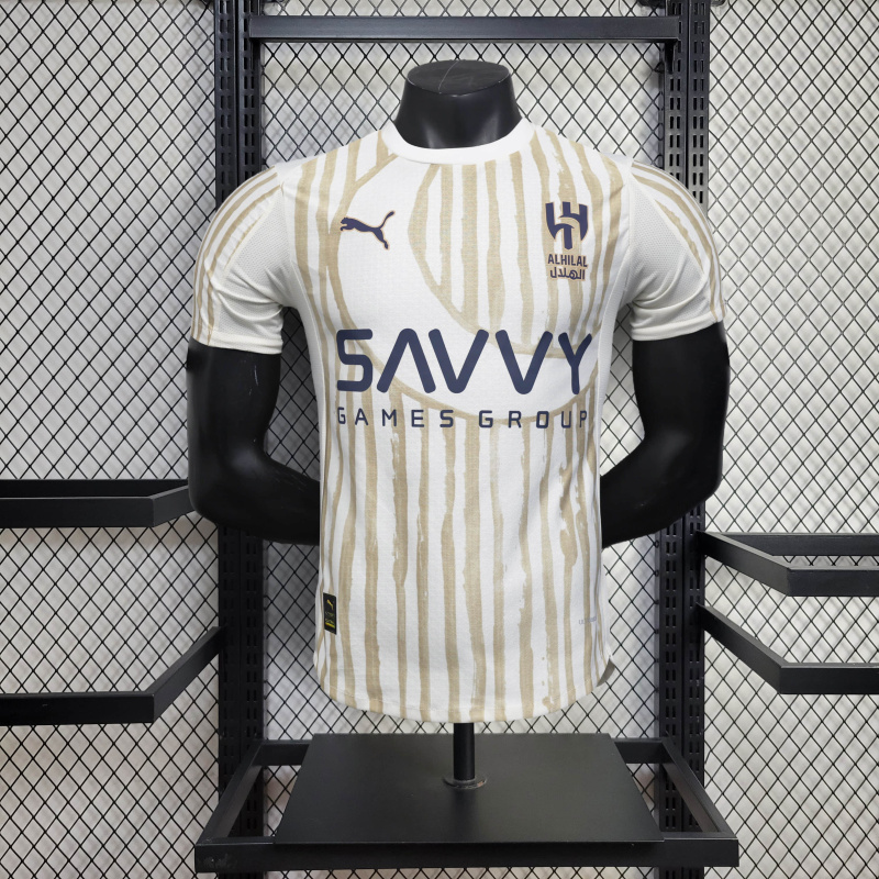 Player Al-Hilal Away 25/26 New Season Football Jersey Sports Shirt