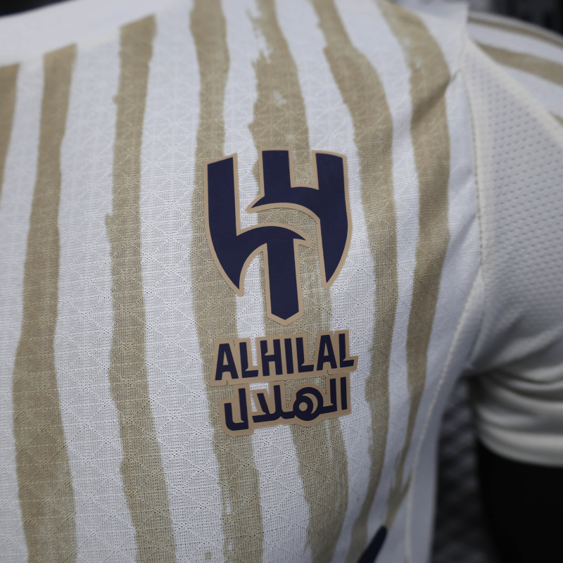 Player Al-Hilal Away 25/26 New Season Football Jersey Sports Shirt