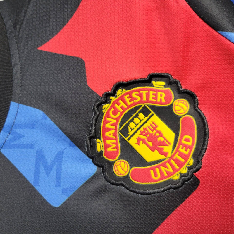 KIDS Manchester United training uniform 24/25 shirt+shorts kit football team shirt Jersey