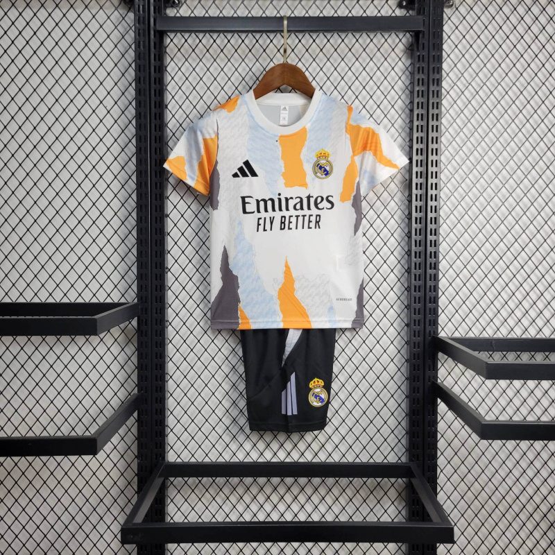 KIDS Real Madrid training uniform 24/25 shirt+shorts kit football team shirt Jersey