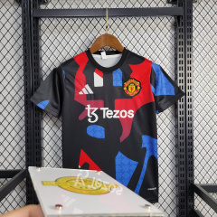 KIDS Manchester United training uniform 24/25 shirt+shorts kit football team shirt Jersey