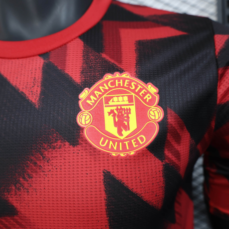 Player Manchester United Training Jersey 25/26 New Season Football Jersey Sports Shirt
