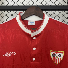 Sevilla Away  Retro 91/92 Football Jersey Sports Shirt