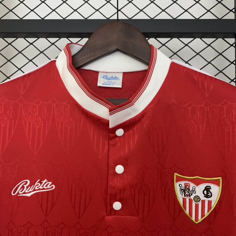 Sevilla Away  Retro 91/92 Football Jersey Sports Shirt