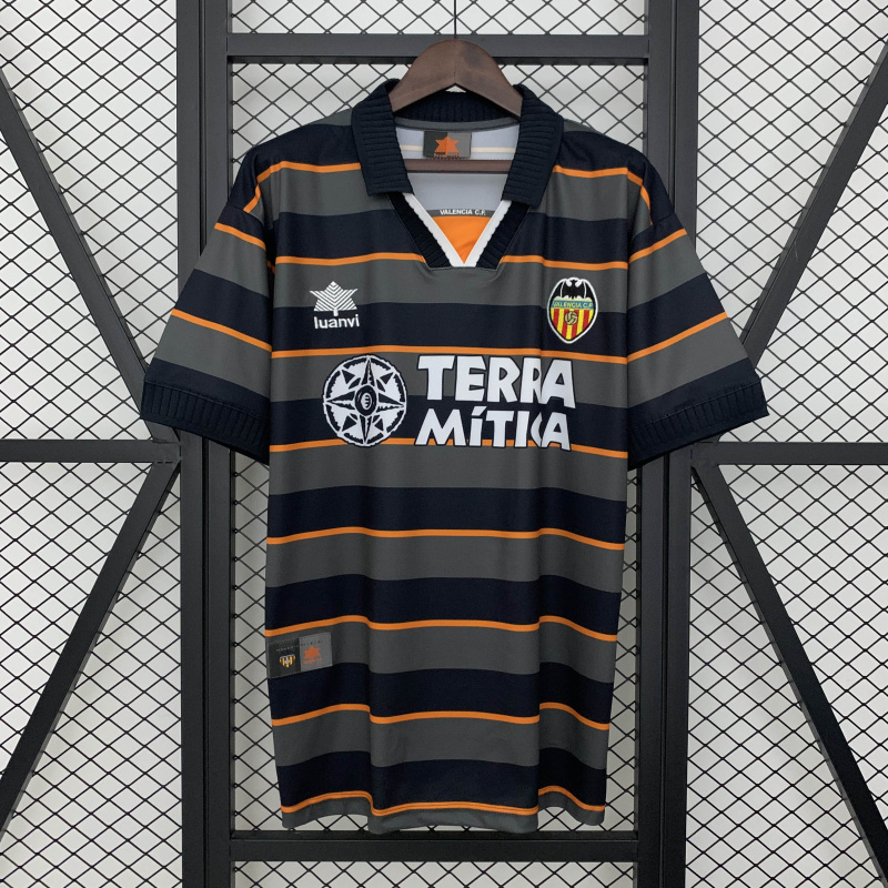 Valencia Away Retro 99/00 Football Jersey Sports Shirt