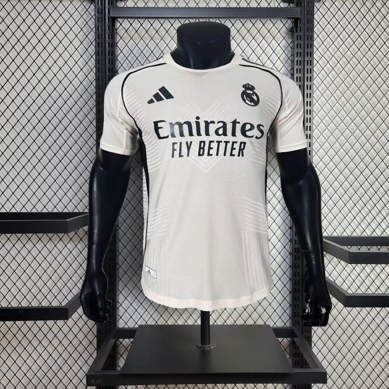 Player Real Madrid Training Jersey 25/26 New Season Football Jersey Sports Shirt