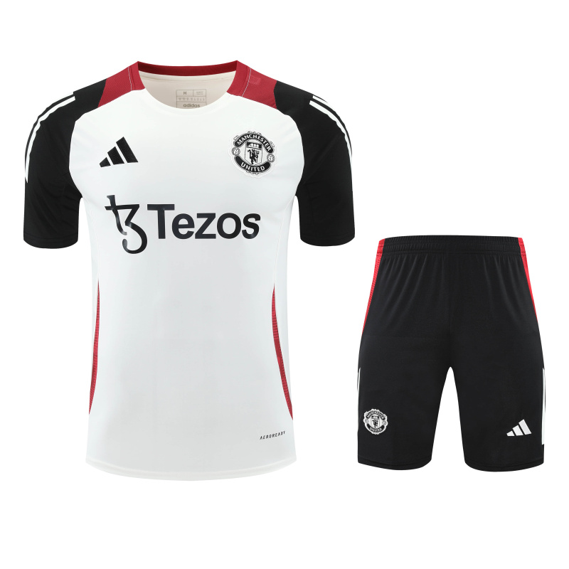 Manchester United Short sleeve training kit 25/26 New Season Football Jersey Sports Shirt