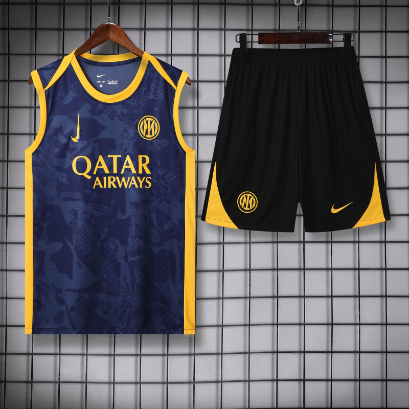 Inter Milan Short sleeve training kit 25/26 New Season Football Jersey Sports Shirt