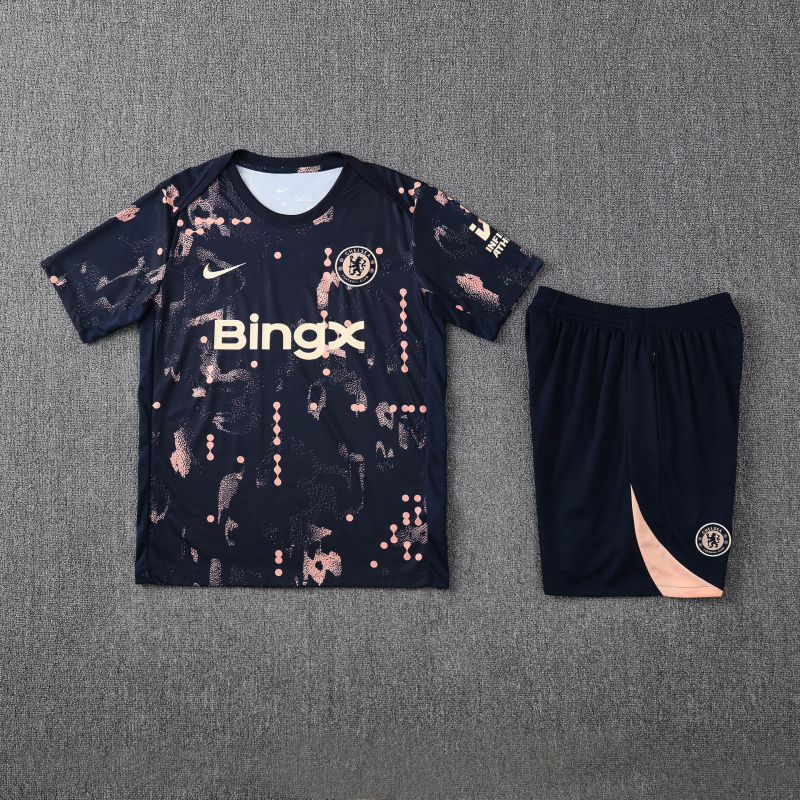Chelsea Short sleeve training kit 25/26 New Season Football Jersey Sports Shirt