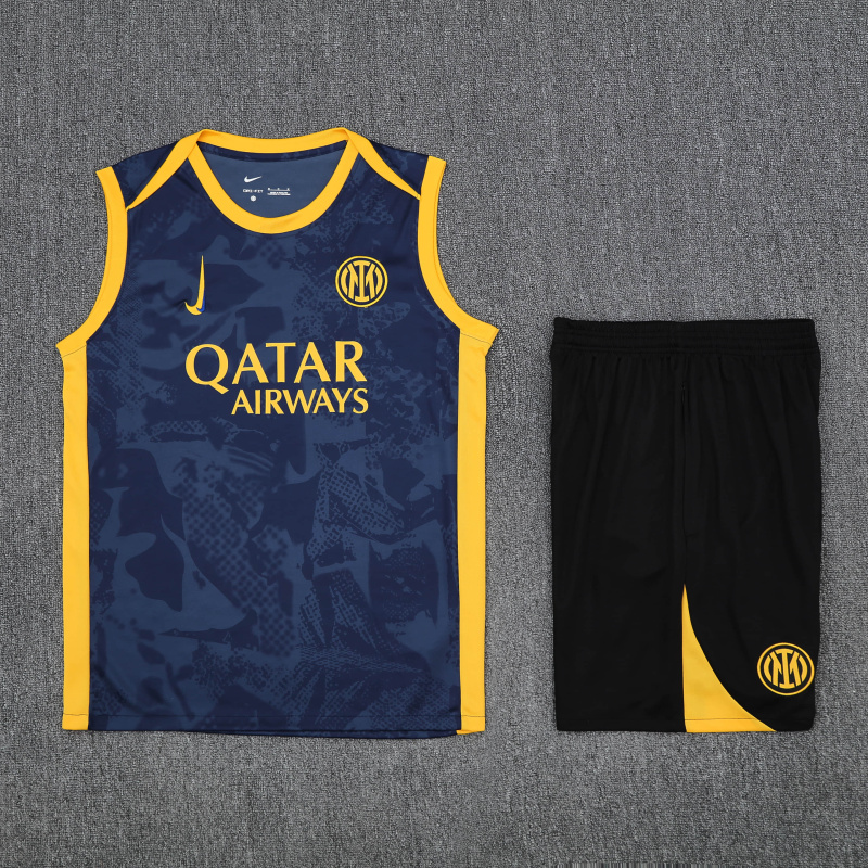 Inter Milan Short sleeve training kit 25/26 New Season Football Jersey Sports Shirt