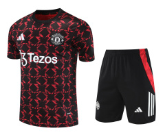 Manchester United Short sleeve training kit 25/26 New Season Football Jersey Sports Shirt