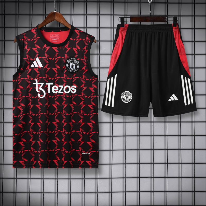 Manchester United Short sleeve training kit 25/26 New Season Football Jersey Sports Shirt